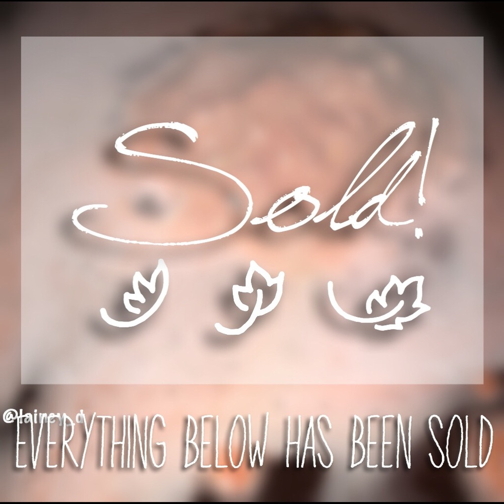 Everything below is sold!
